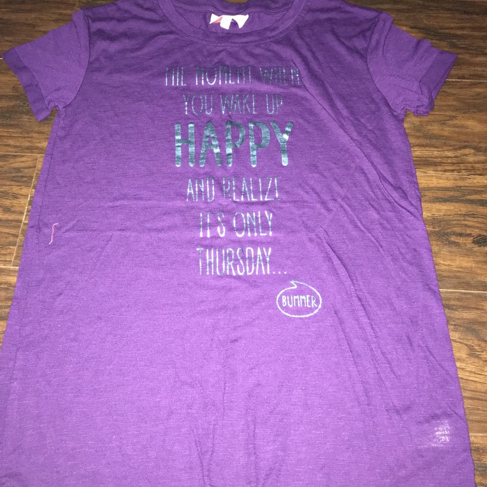 Purple tee-shirt